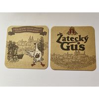 Подставка под пиво "Zatecky Gus" No 2 /Беларусь/