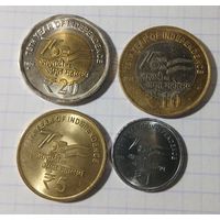 4 юбилейные монеты Индии