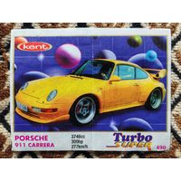 Вкладыш Turbo (Турбо) Super (серия 471-540, Супер), номер 490, Porsche 911 Carrera. Возможен небольшой торг.