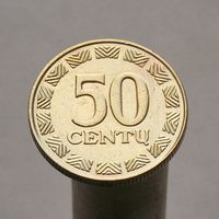 Литва 50 центов 2000