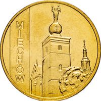 Польша 2 злотых, 2010 Города Польши - Мехув UNC