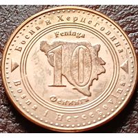 Босния и Герцеговина 10 фенингов, 2007    ( 1-4-2 )