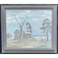 Ходорович В.П "На поўначы", 1994г. Холст, масло. Размер 38х46 см.