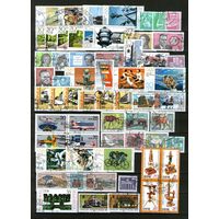 ГДР.ПОЧТИ ПОЛНЫЙ (без блоков)ГОДОВОЙ КОМПЛЕКТ ГАШЕНЫХ МАРОК 1980 г. !