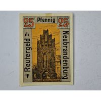 1922 год 25  пфеннигов  Германия нотгельд