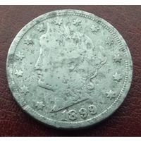 США. 5 центов 1899