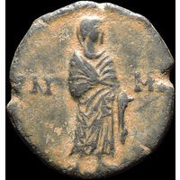 Фоллис, Посмертная монета в честь Константина I, Римская Империя, С 1 Рубля! Смотрите другие лоты!