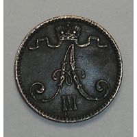 Рус. Финляндия 1 Пенни 1892 Александр III