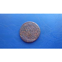 2 копейки 1761 перечекан                                                                                                                    (4957)
