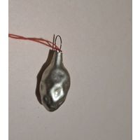 Елочная мини игрушка Шишка( стекло)