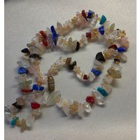 Винтажные бусы. Камень.