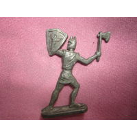 Солдатик . Викинг 1 . Олово . Герб . Солдат .