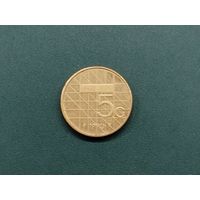 5 гульденов Нидерланды.