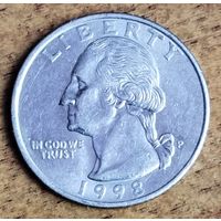 США 25 центов 1998 P