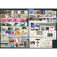 Польша - 1979 - Годовой набор - 57 марок и 6 блоков (без блока 76) - MNH