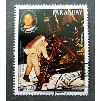 Марка Парагвай 1989 год 20-летие посадки на Луну