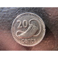 Фиджи.20 центов.1994. С 20 копеек. Распродажа коллекции. Смотрите другие лоты.