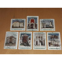 СССР 1940 Сельхозвыставка. Павильоны. 7 марок одним лотом