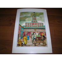 Живопись Москва 3 Семенов 1978 год Урочище Сухоревское Большой формат чистая