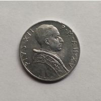 Ватикан 5 лир 1953 г.