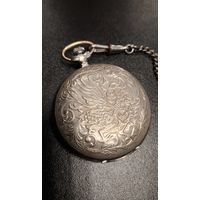 Не частые карманные часы Молния Жар-птица. На хорошем ходу! Без обслуживания! Состояние пушечка! Все на фото!