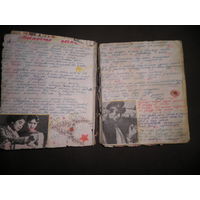 Песенник(рукописное переписывание и оформление песен)времён СССР 1874-1979 гг.С рубля.