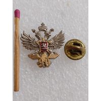 Знак-фрачник. Ведомственной охране РЖД 90 лет. тяжёлый, цанга