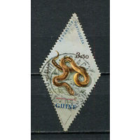 Португальские колонии - Гвинея - 1963 - Змеи 3,50Е - [Mi.313] - 1 марка. Гашеная.  (Лот 55HS)-TG3P11