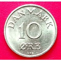 10 эре * 1954 * Дания * Очень Красивая !