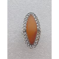 Все лоты с 1р.Серебро Янтарь кольцо