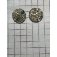 Два денария 1559,1555г. В Хорошем Состоянии (Присутствует Блеск).