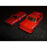 2 машинки. Старый Китай. масштаб 1:64.