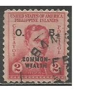 Филиппины. Х.Рисаль. Доплатная марка. Надпечатка на #410. 1938г. Mi#28.