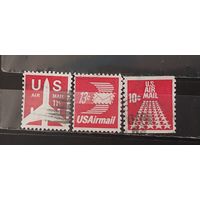 РАСПРОДАЖА. США. Авиапочта. Гаш.