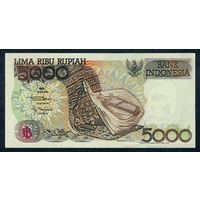 Индонезия, 5000 рупий 1987 год.