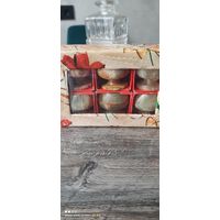 Набор рюмок из камня Оникс 6 шт в оригинальной упаковке