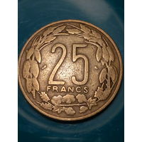 25 франков Камерун 1970 год.