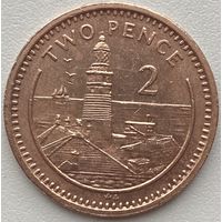 Гибралтар 2 пенса 1994 г.