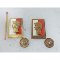 Знаки ПНР. Отличный моряк. тяжёлые, винт. цена за 1 шт.