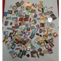 Значки лотом125+ шт