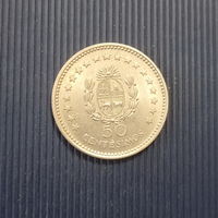 Уругвай 50 чентесимос 1960 год Хосе Артигас