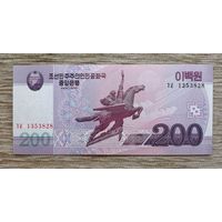 Werty71 КНДР Северная Корея 200 вон 2008 UNC Банкнота
