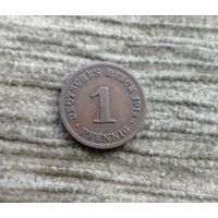 Werty71 Германия 1 пфенниг 1912 D