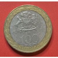 Чили 100 пенсов 2011г.