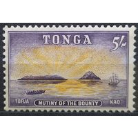 Британские колонии. Тонга 1953 г. SG112 MVLH
