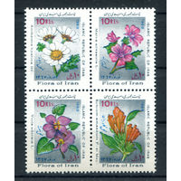 Иран - 1988г. - Иранский Новый Год. Цветы - 4 марки - сцепка - полная серия, MNH [Mi 2265-2268]. #O-Se-Z-1-8