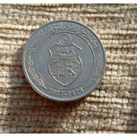 Werty71 Тунис 1/2 динара 2007 Корабль