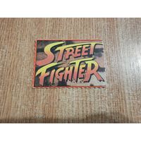 Карточка от жвачки Street Fighter Уличный Боец Вкладыш Картонка из Стрит Файтер 90-е