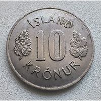Исландия 10 крон, 1978 6-12-8