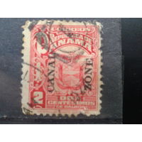 Зона Панамского канала, 1924. Стандарт. Надпечатка Canal/Zone